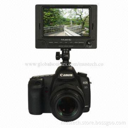 5-inch DSLR monitor video camera field monitor for 5D mark II with SDI HDMI input & output